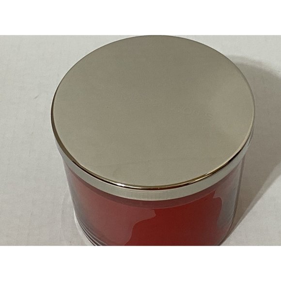 Bath & Body Works Slatkin RASPBERRY SUN TEA 3-Wick Candle 14.5 oz Retired RARE - Picture 5 of 11